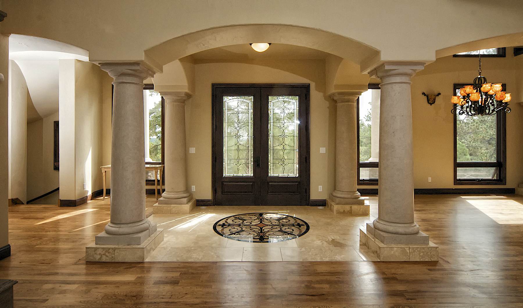 Poulson Construction Custom Home Entry